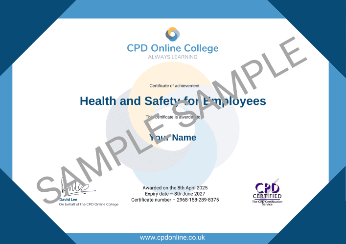 Health and Safety for Employees Certificate