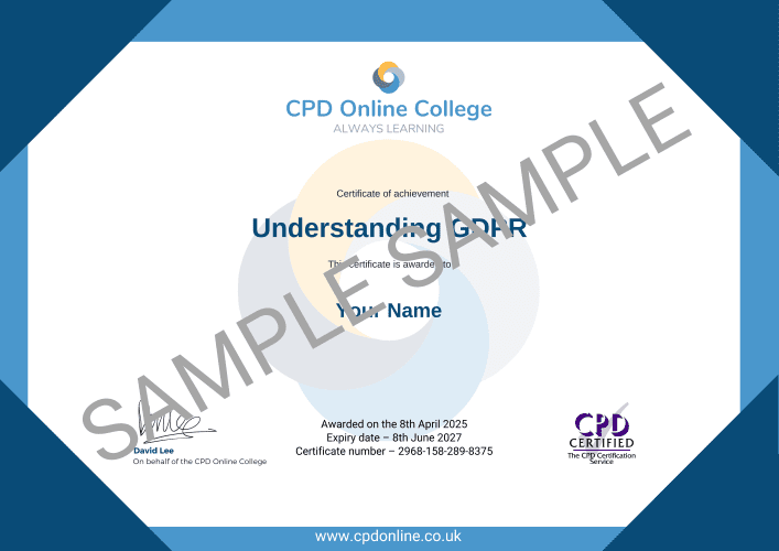 Understanding GDPR certificate