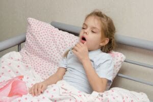 Poorly girl with infection