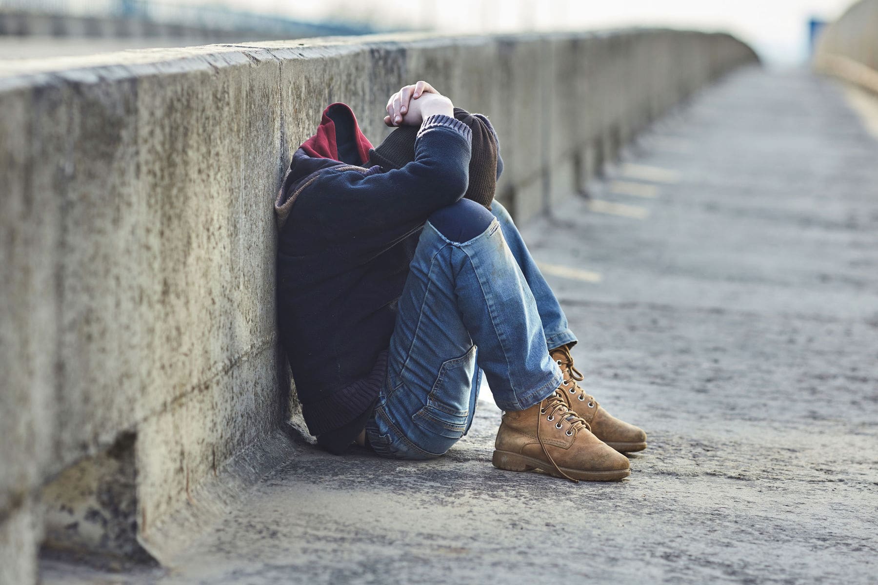 Child on street at risk of neglect