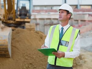 Manager looking Health and Safety legislation