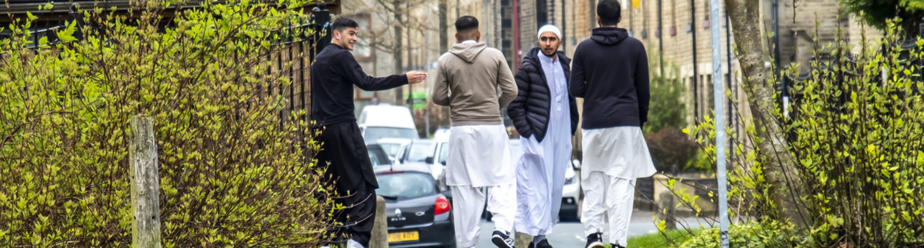Group of young muslims Group of young muslims