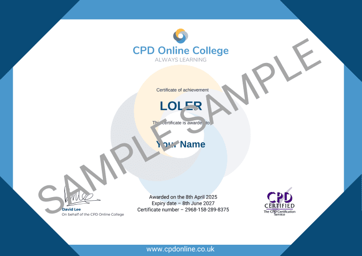 LOLER Certificate