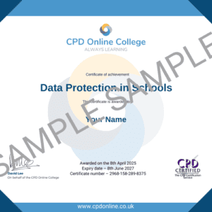 Data Protection in Schools Certificate