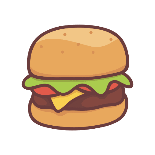 Burger cartoon