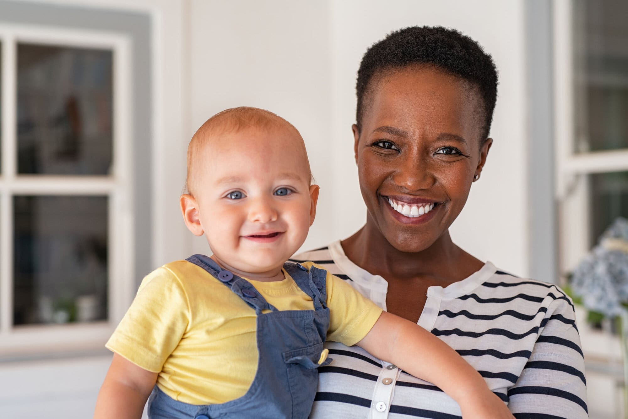 Childminder working with young children