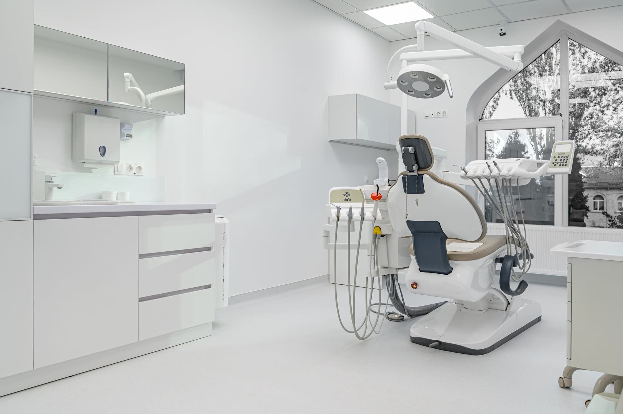 Empty dental surgery room