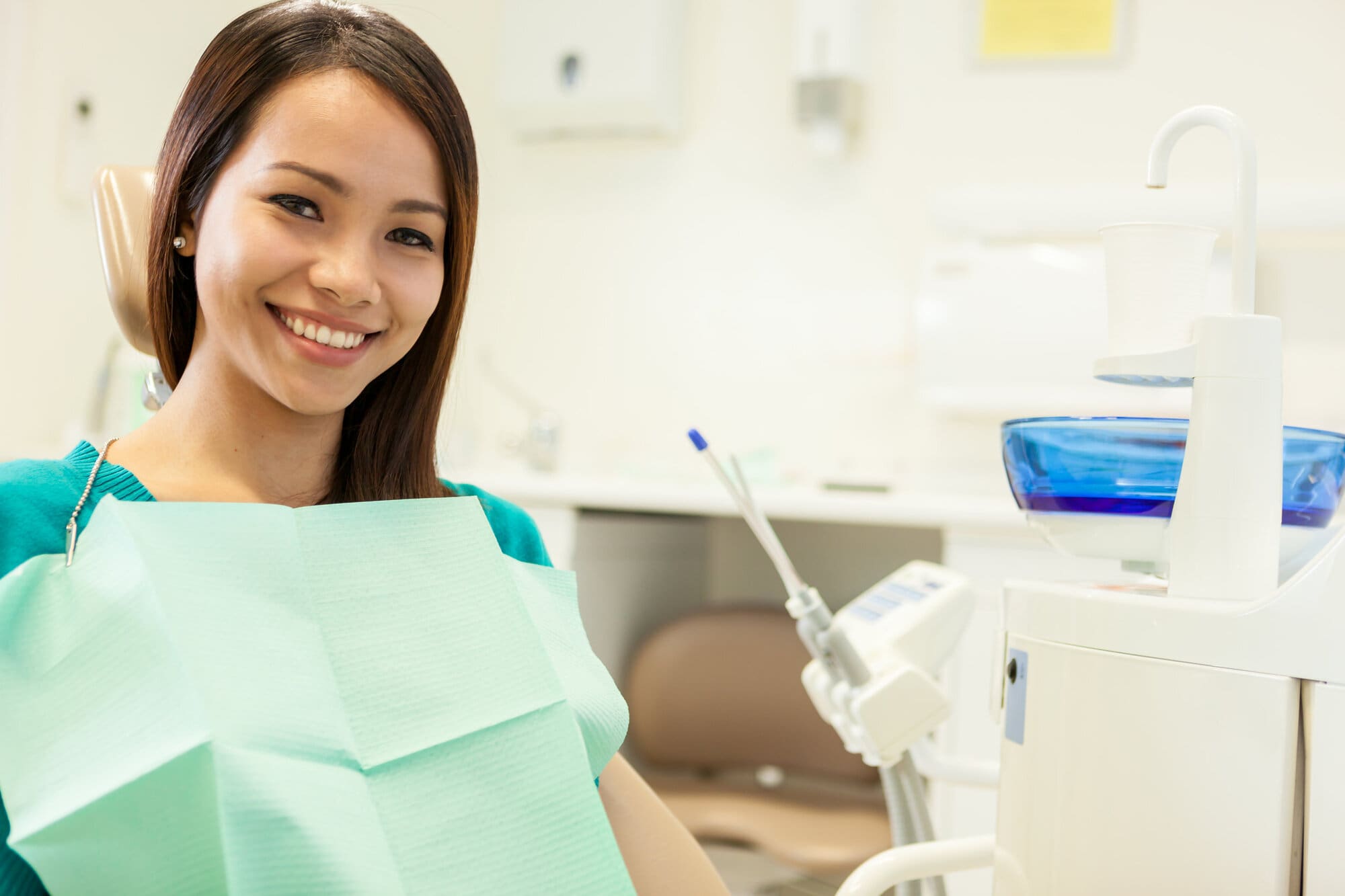 Dental patient in hospital