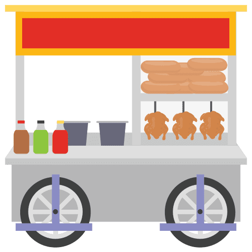 Food market stall business
