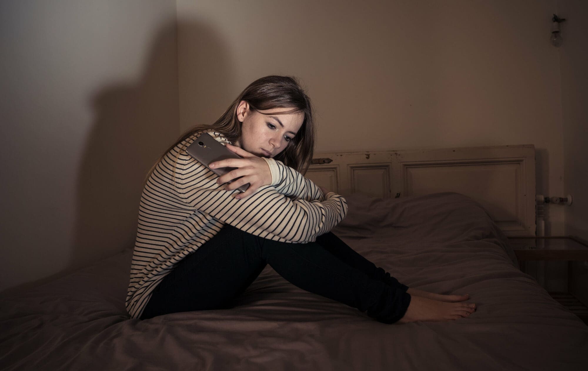 Girl feeling alone Girl feeling alone