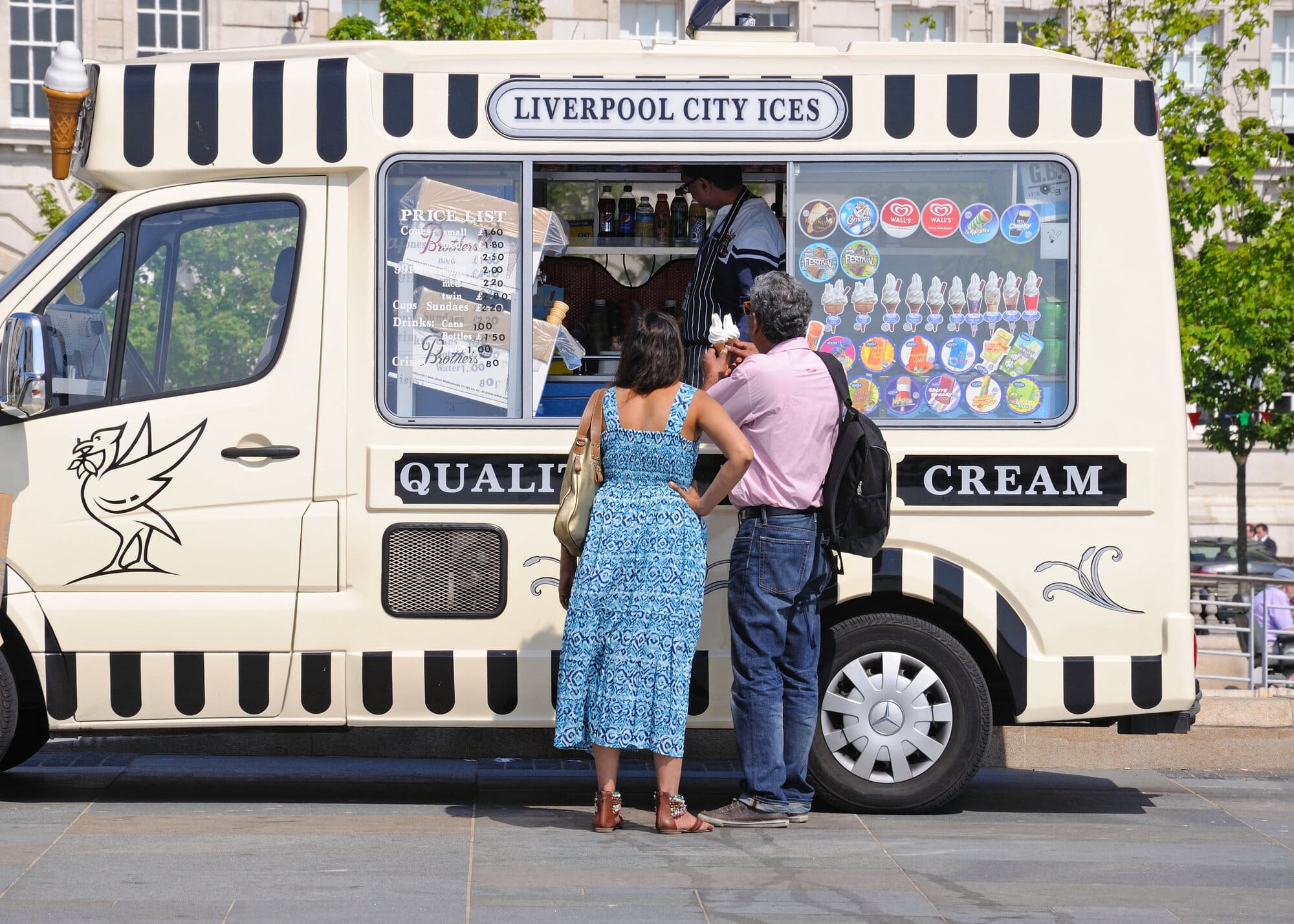 Ice cream positives of owning a van