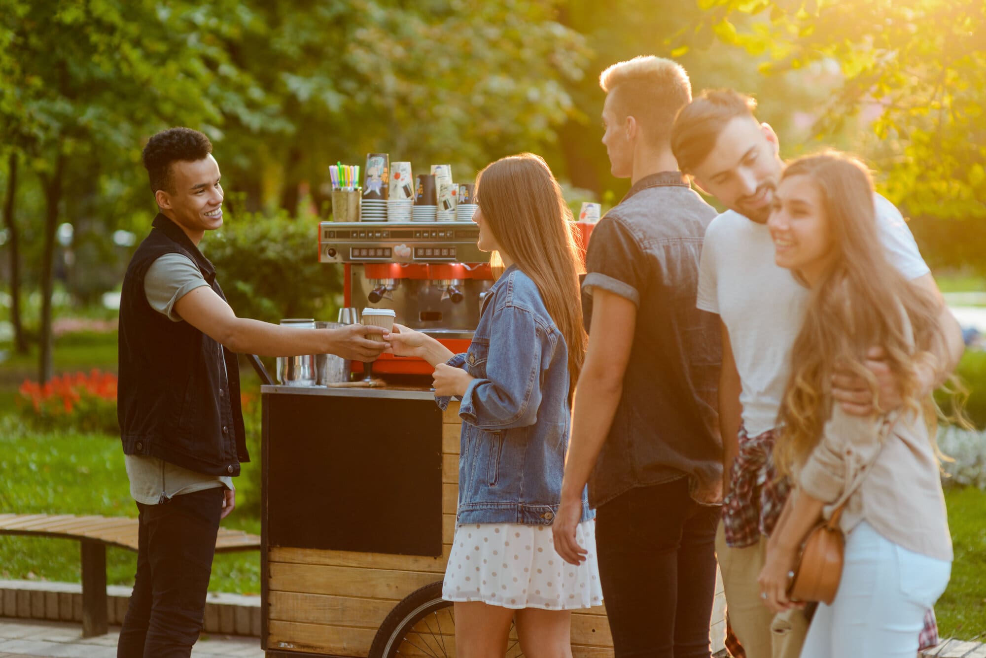 Positives of owning a coffee van business