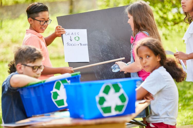 Recycling in schools