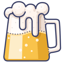 Beer glass icon