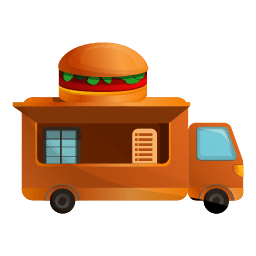 Burger Van Cartoon