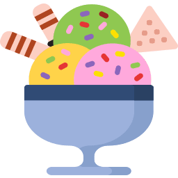 Ice Cream Dessert Cartoon