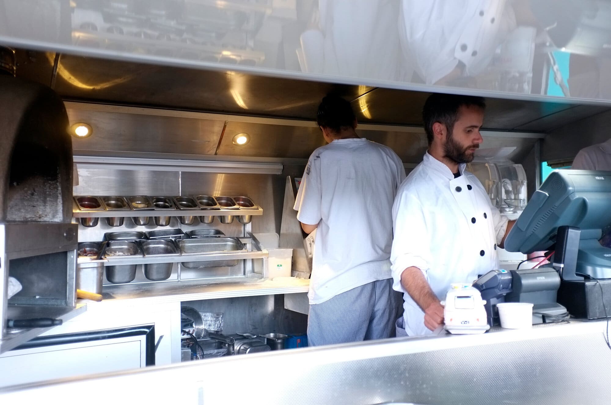 Safely Storing Food In A Burger Van