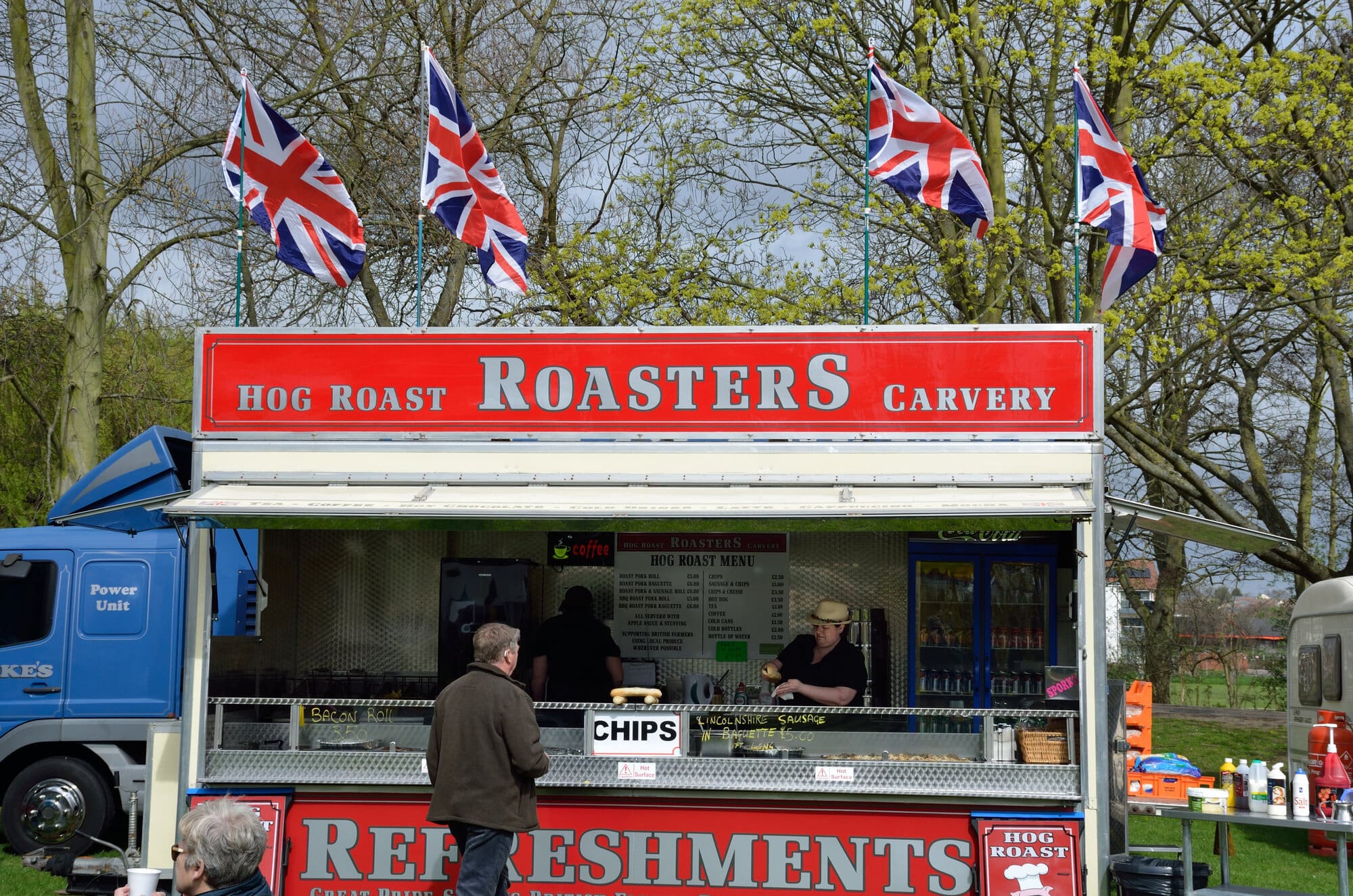 Serving Hog Roast