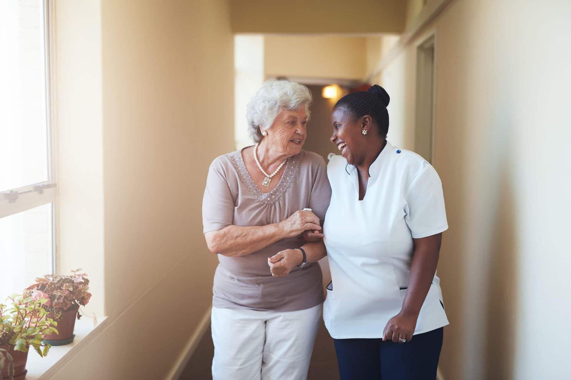 Carer Working In A Care Home