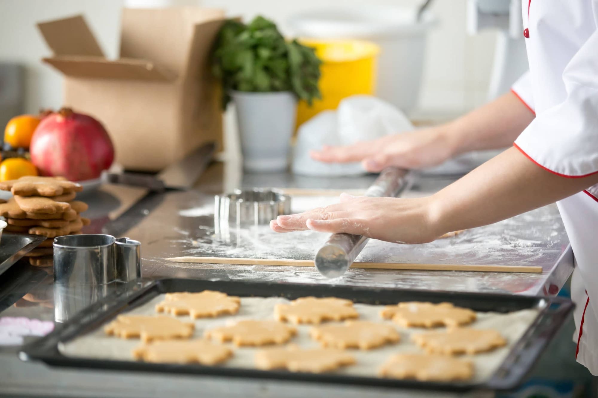 Preparing Food For Baking Business