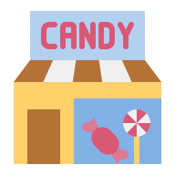 Sweet Shop Cartoon