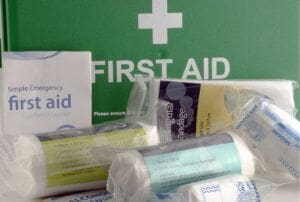 What should be in a first aid kit