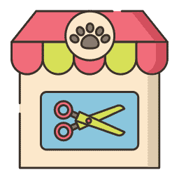 Dog grooming salon
