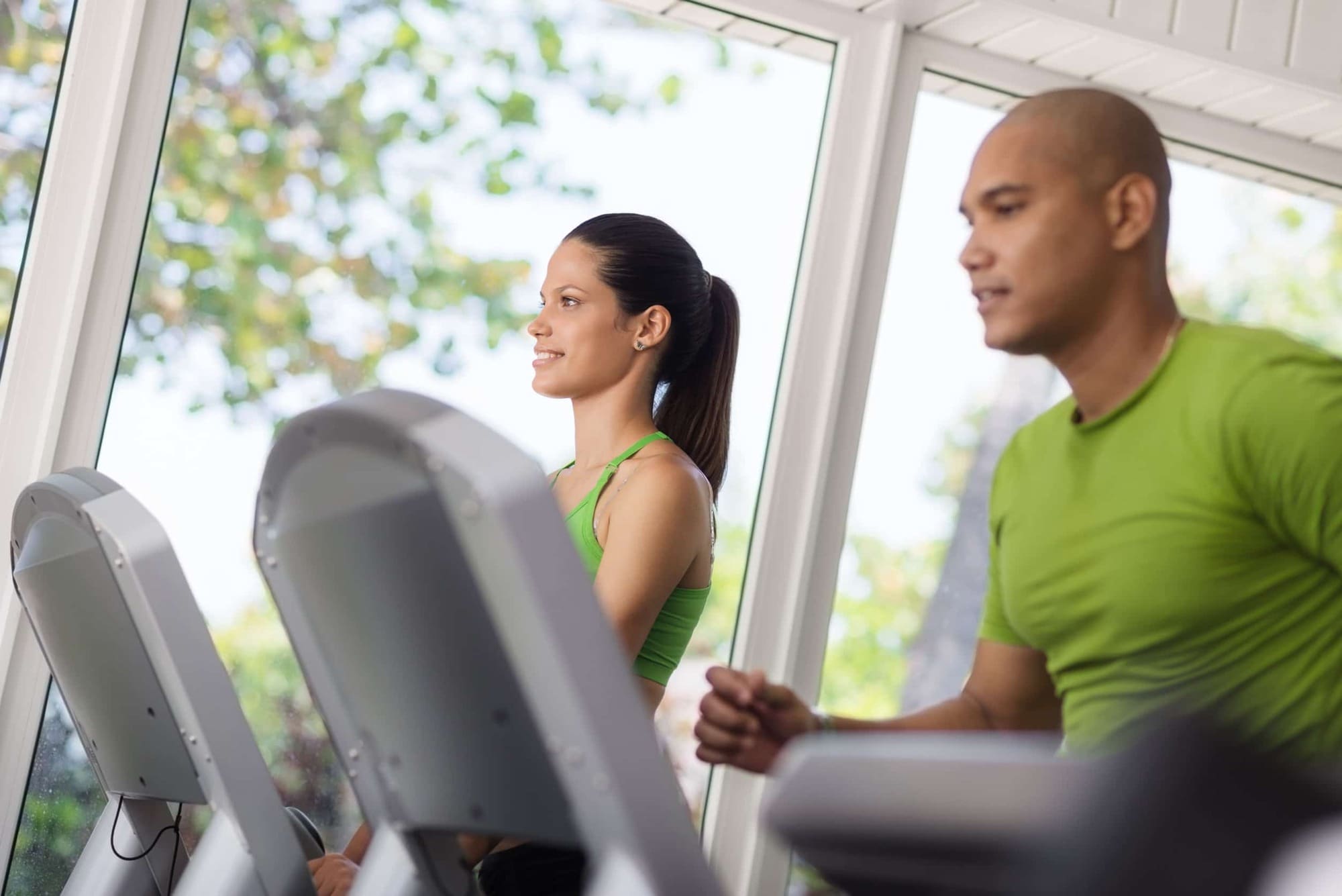 Keeping fit whilst helping client