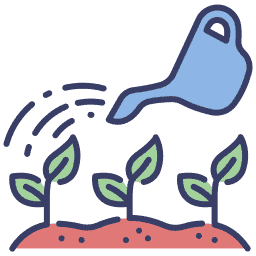 Watering plants
