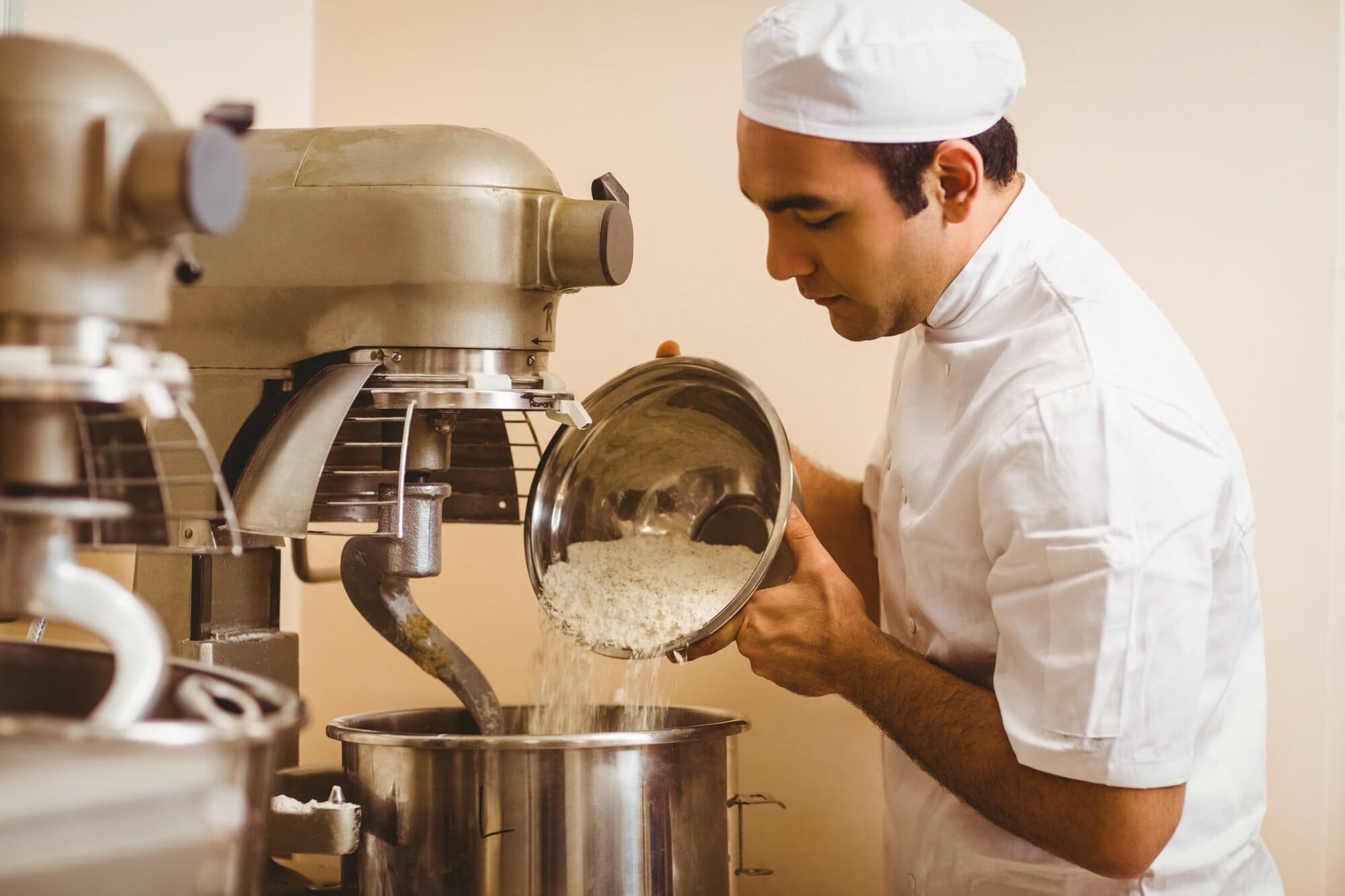 Head baker working