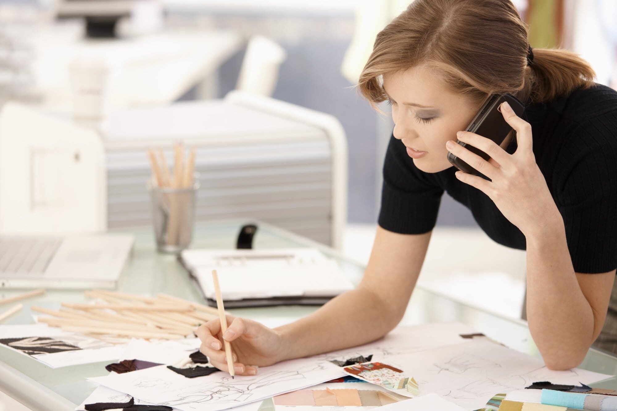 Creating fashion design by hand
