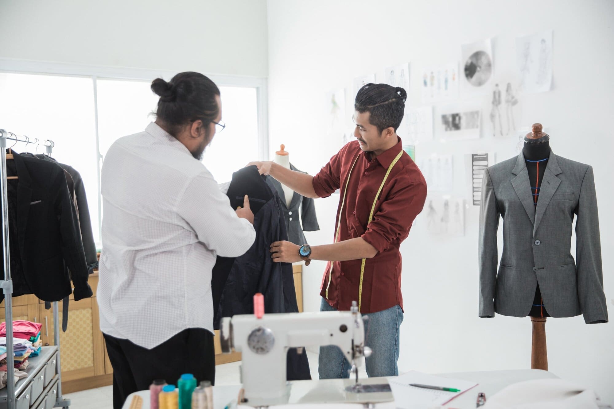 Fashion designer training assistant designer