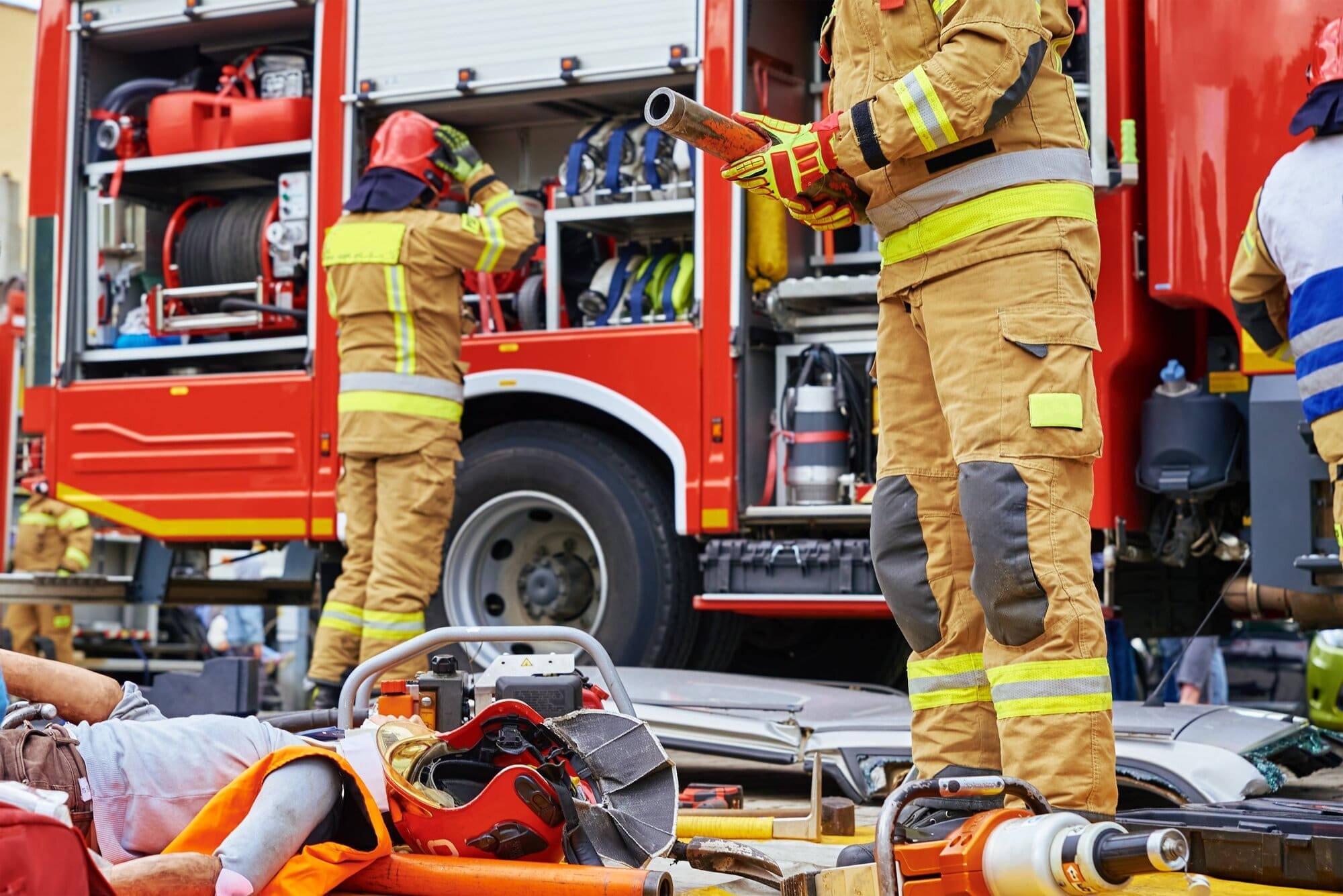 Firefighters keeping up to date with standards