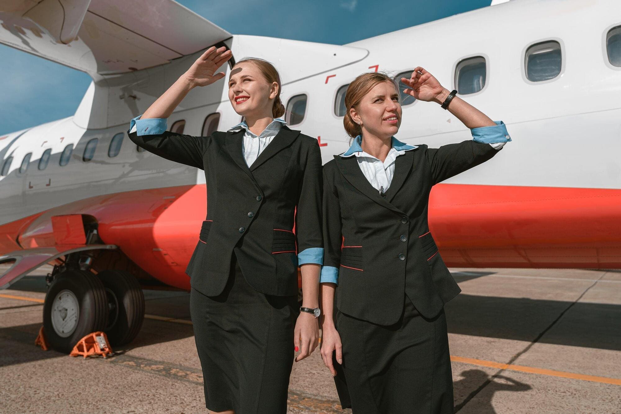 Flight attendants with mid career experience