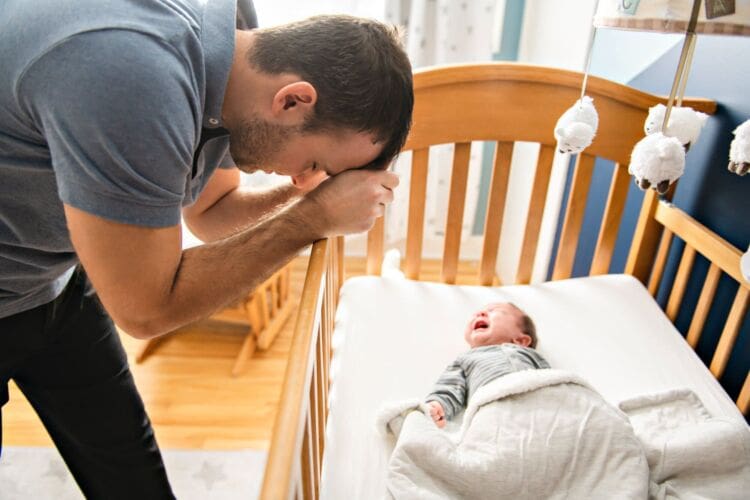 Postnatal depression in men