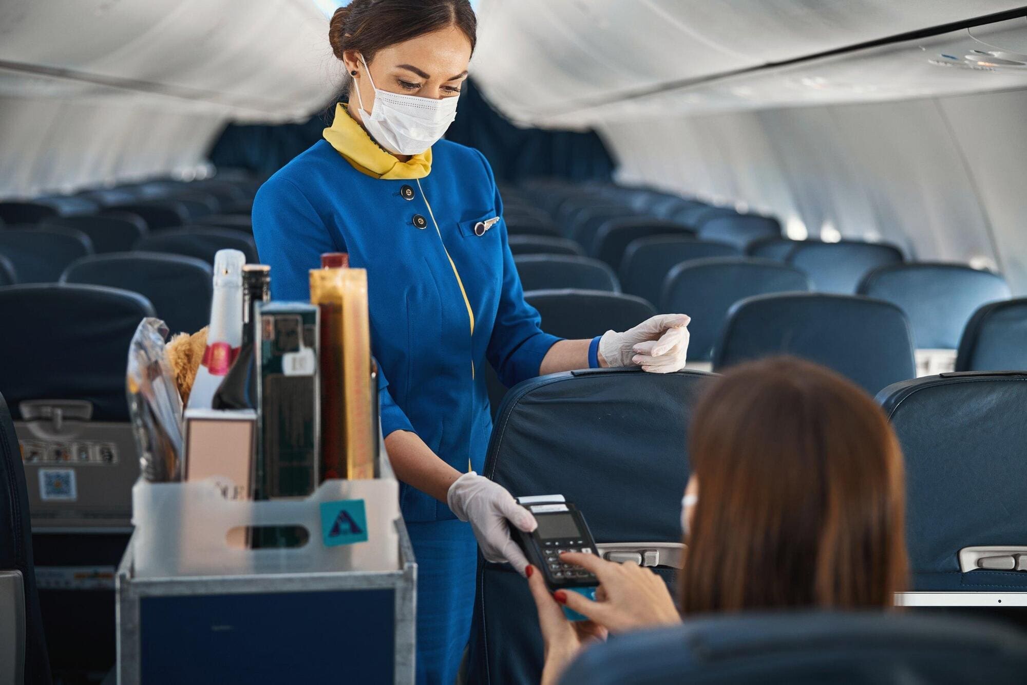 Woman became flight attendant after completing training courses