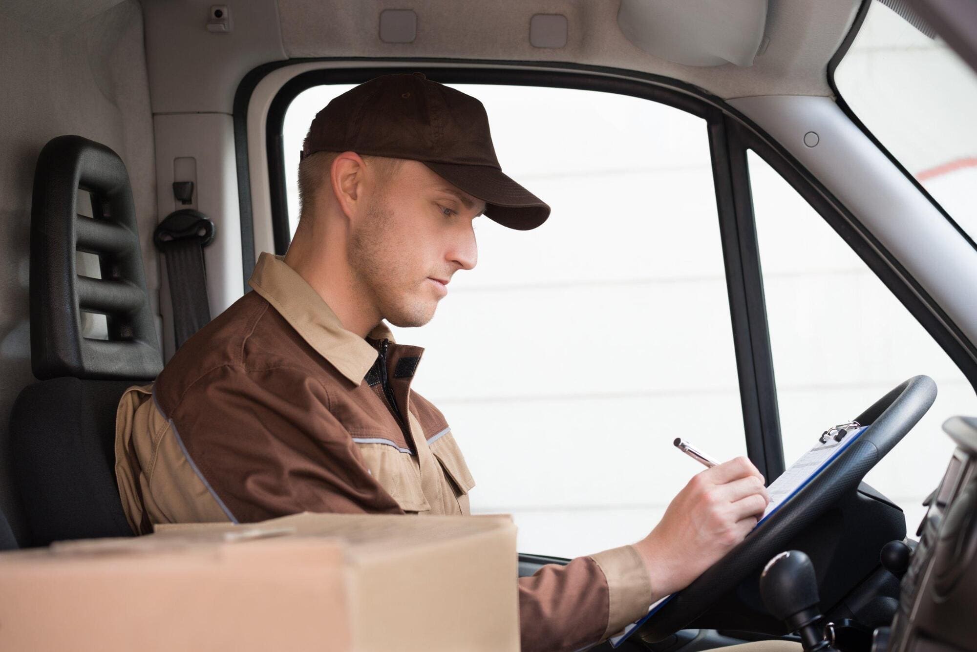 Driving a van