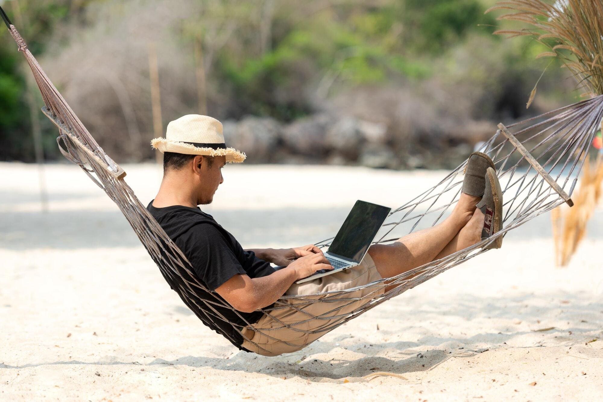 Holiday rep doing training courses