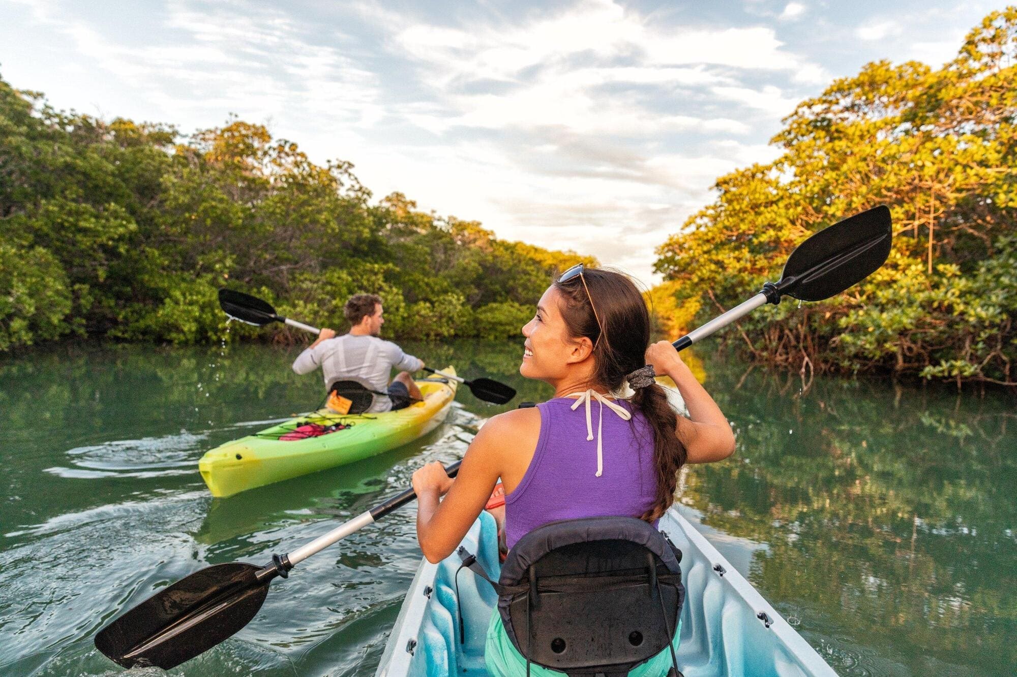Holiday rep working with water sports