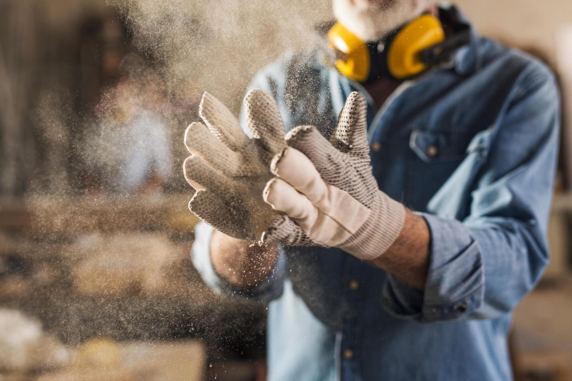 Joiner using PPE