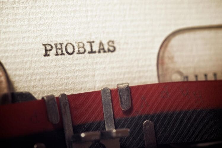 The different types of phobias