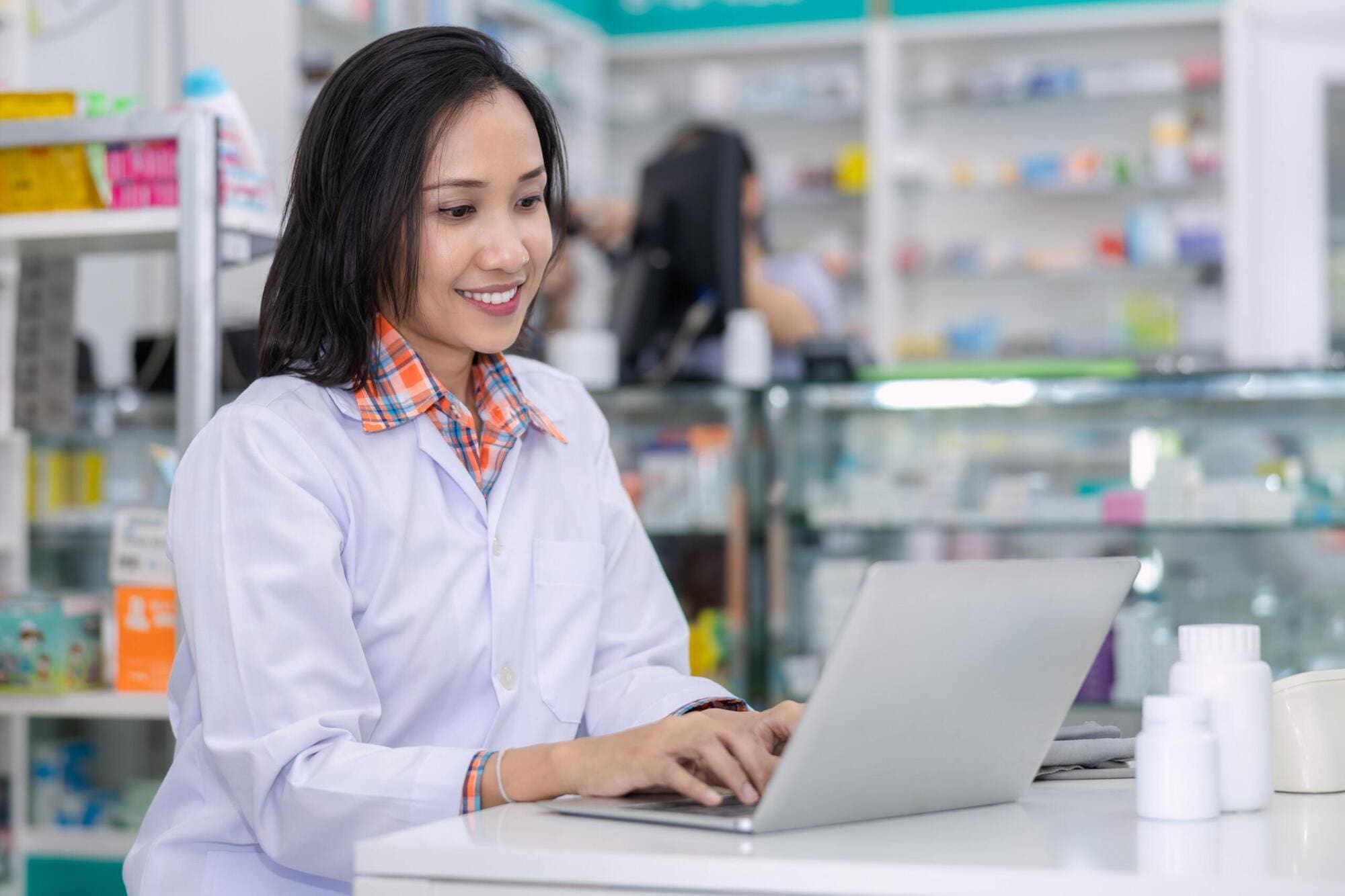 Pharmacist doing training courses