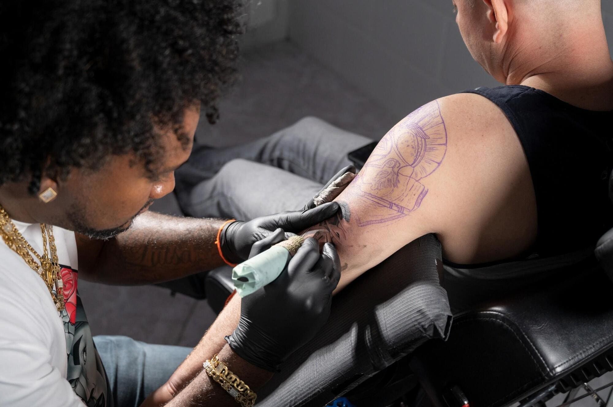 Self employed tattoo artist