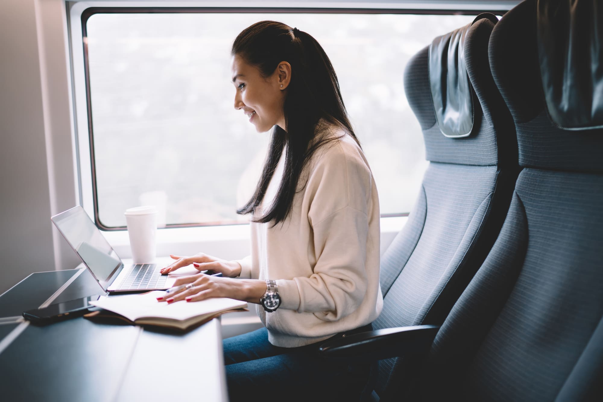 Operations manager travelling for work