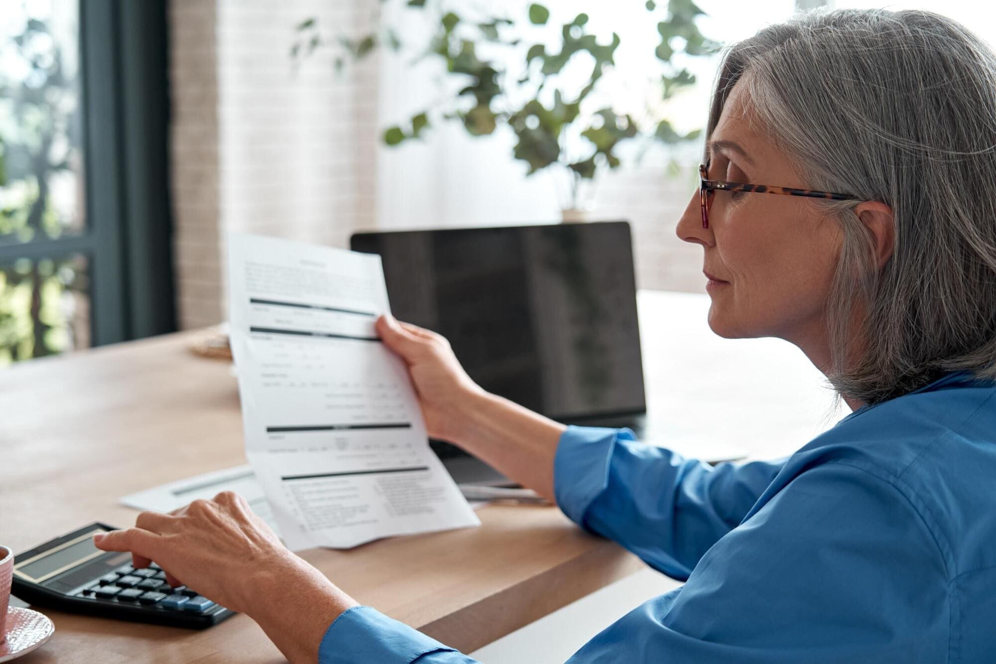 Account manager working from own home