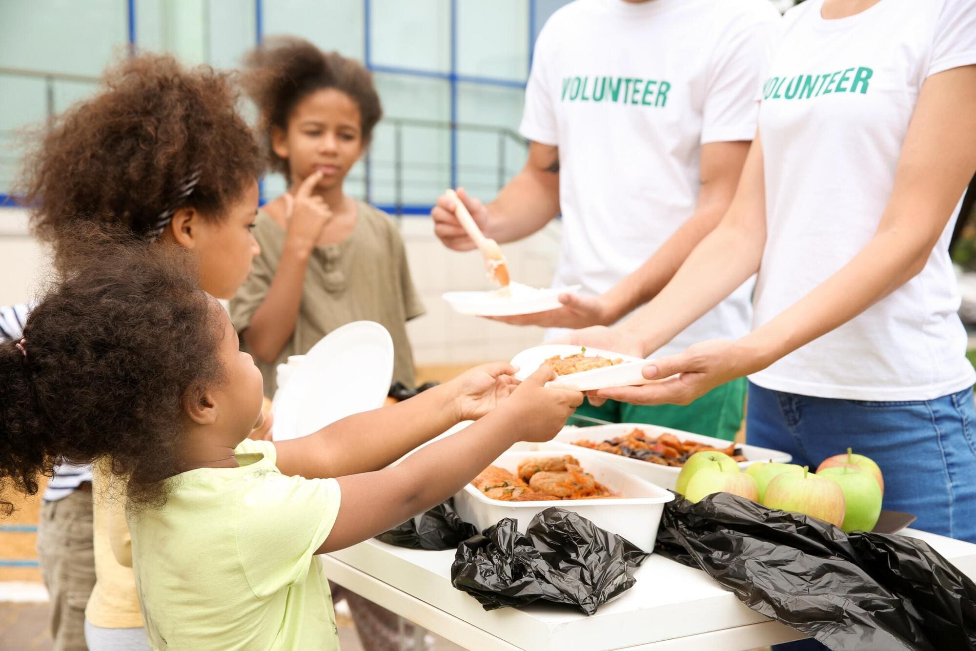 Volunteering with a community scheme