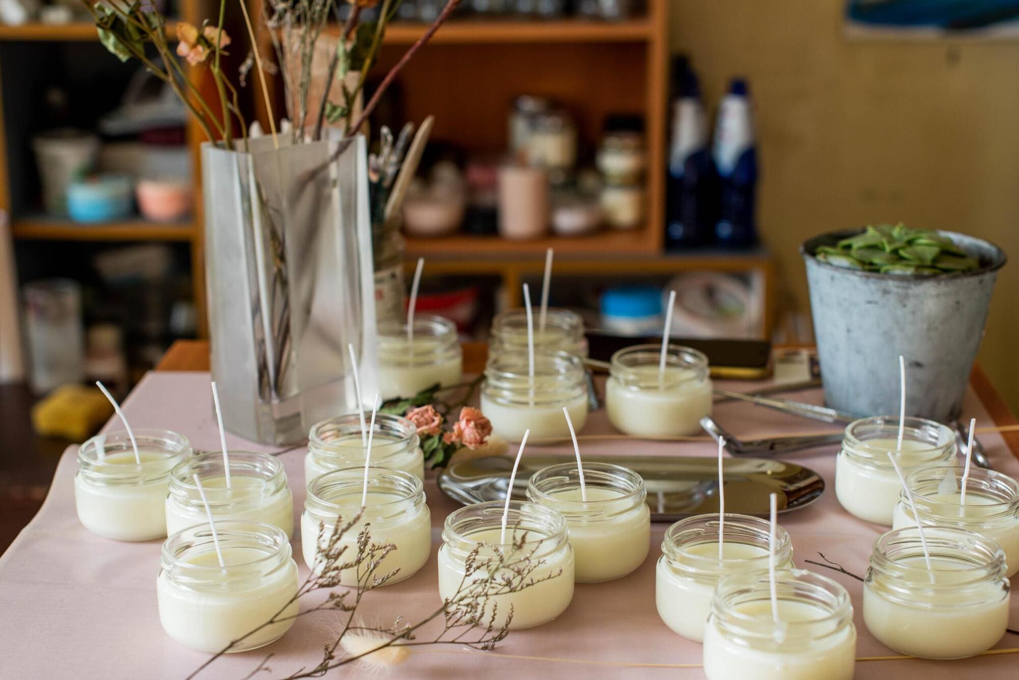 Candles made at home 1