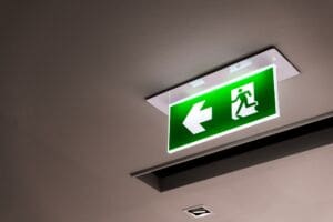Fire safety signs