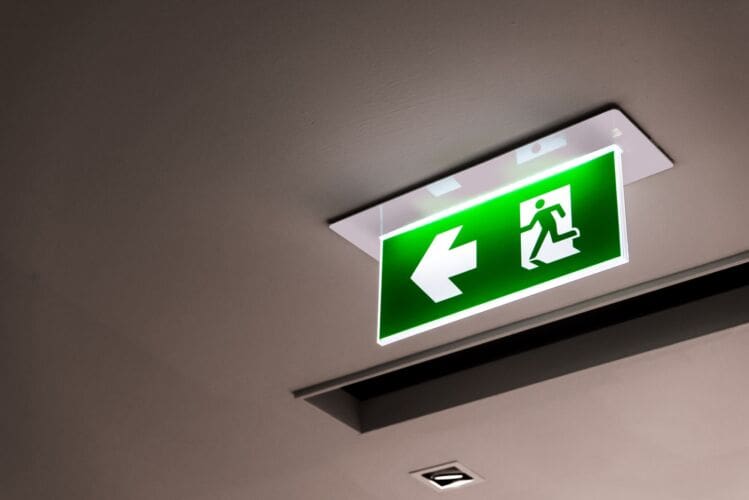 Fire safety signs