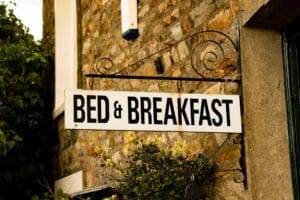 Setting up a bed and breakfast business